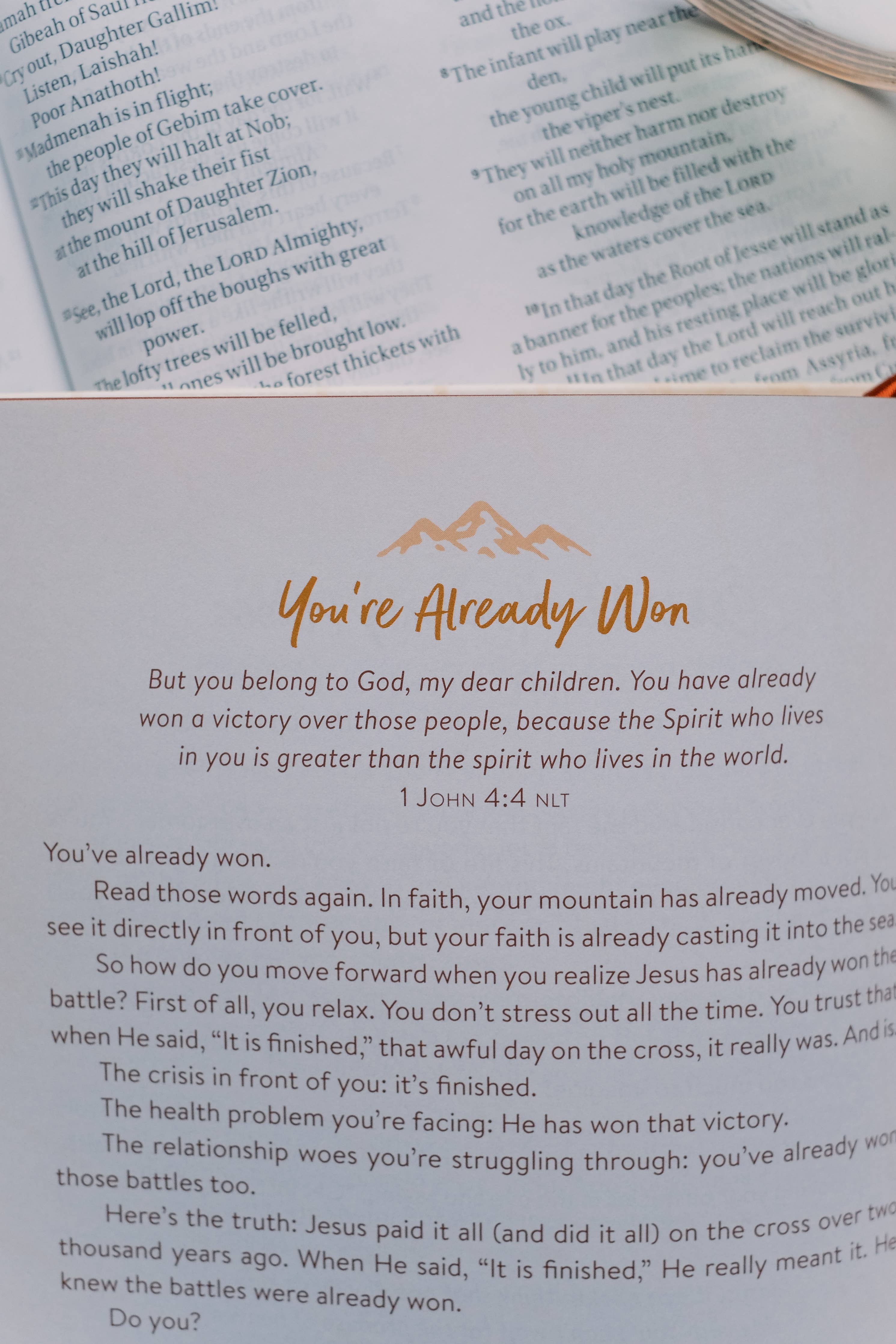 Devotions for a "Moving Mountains" Kind of Girl - The Girl on Ivy