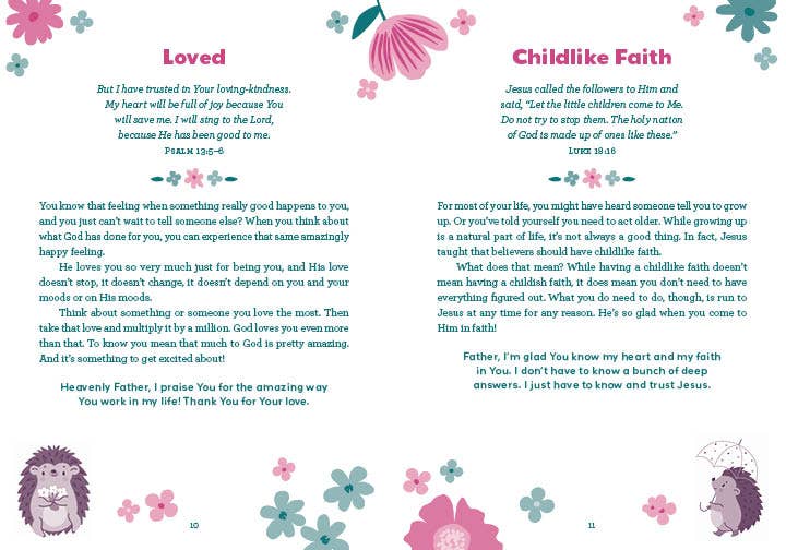 God Is So Good: Devotions and Prayers for Girls - The Girl on Ivy