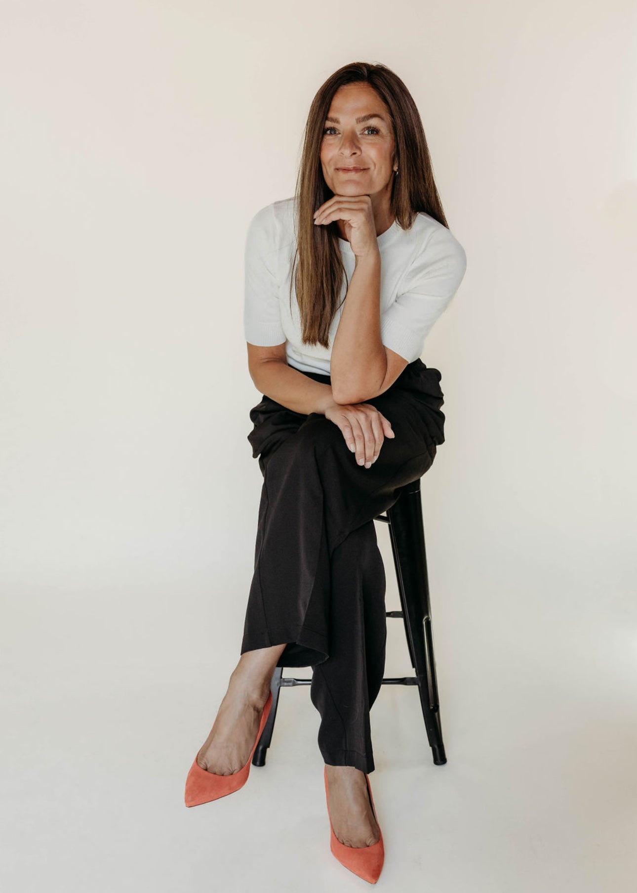 Pleated Trouser Pants (Black) - The Girl on Ivy