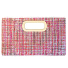 Top Handle Weaved Fabric Clutch - The Girl on Ivy
