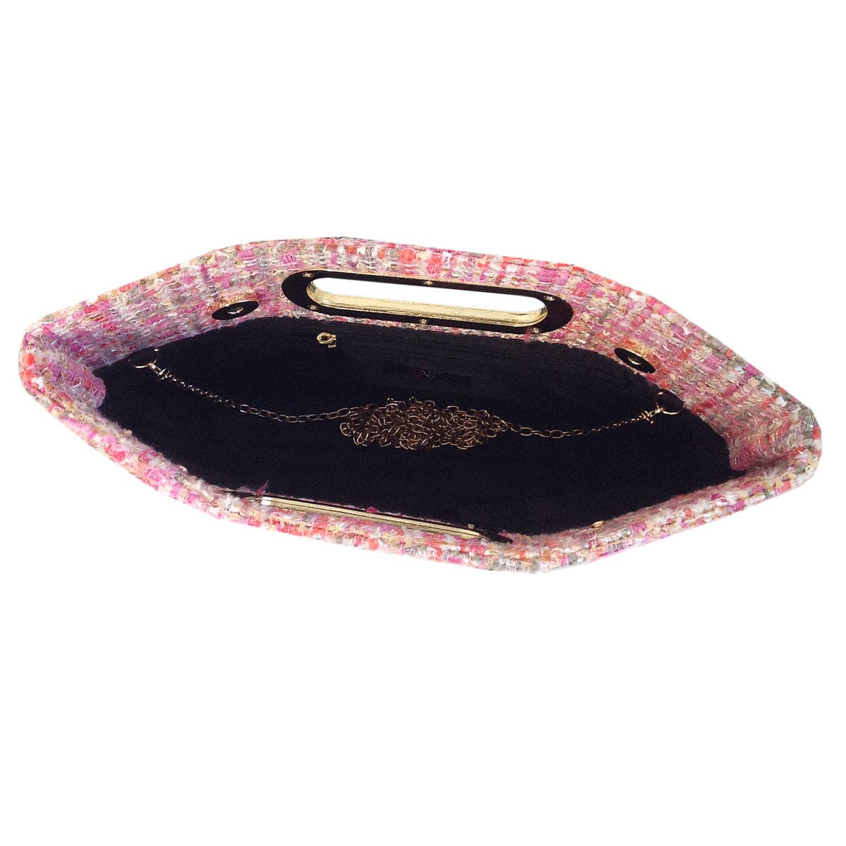 Top Handle Weaved Fabric Clutch - The Girl on Ivy