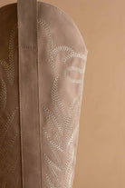 The Samara Cedar Wood | Embroidered Western Tall Boot - The Girl on Ivy