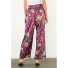Floral Smocked Waist Wide Leg Pants - The Girl on Ivy