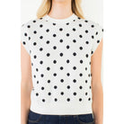 Sleeveless Polka Dot Top - The Girl on Ivy