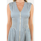 Sleeveless Striped Maxi Dress - The Girl on Ivy