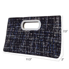 Top Handle Weaved Fabric Clutch - The Girl on Ivy