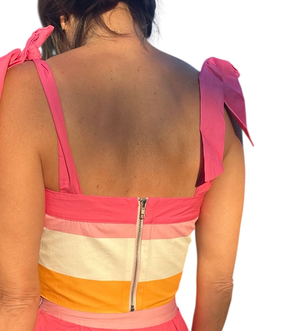 Frankie printed woven top and skirt set - The Girl on Ivy