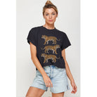 TIGERS  VINTAGE GRAPHIC CROP TEE - The Girl on Ivy
