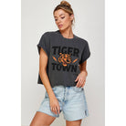 TIGER TOWN VINTAGE  GRAPHIC CROP TEE - The Girl on Ivy