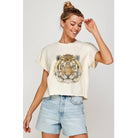 TIGER VINTAGE GRAPHIC CROP TEE - The Girl on Ivy
