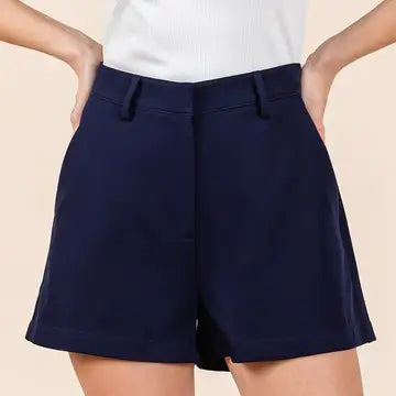 Corrie Woven Tailored Shorts (4 color options) - The Girl on Ivy