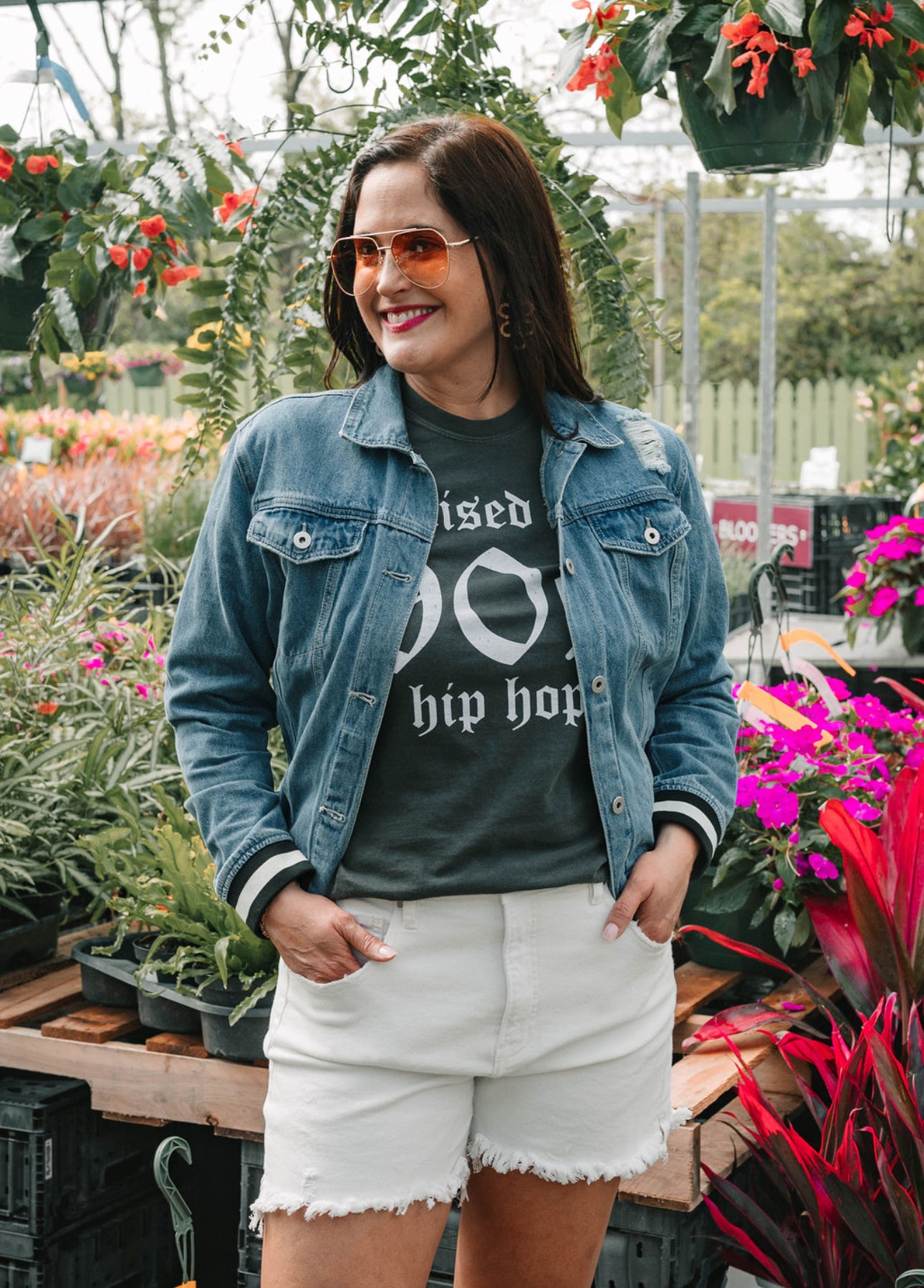 Raised on 90s Hip Hop Graphic T-Shirt - The Girl on Ivy