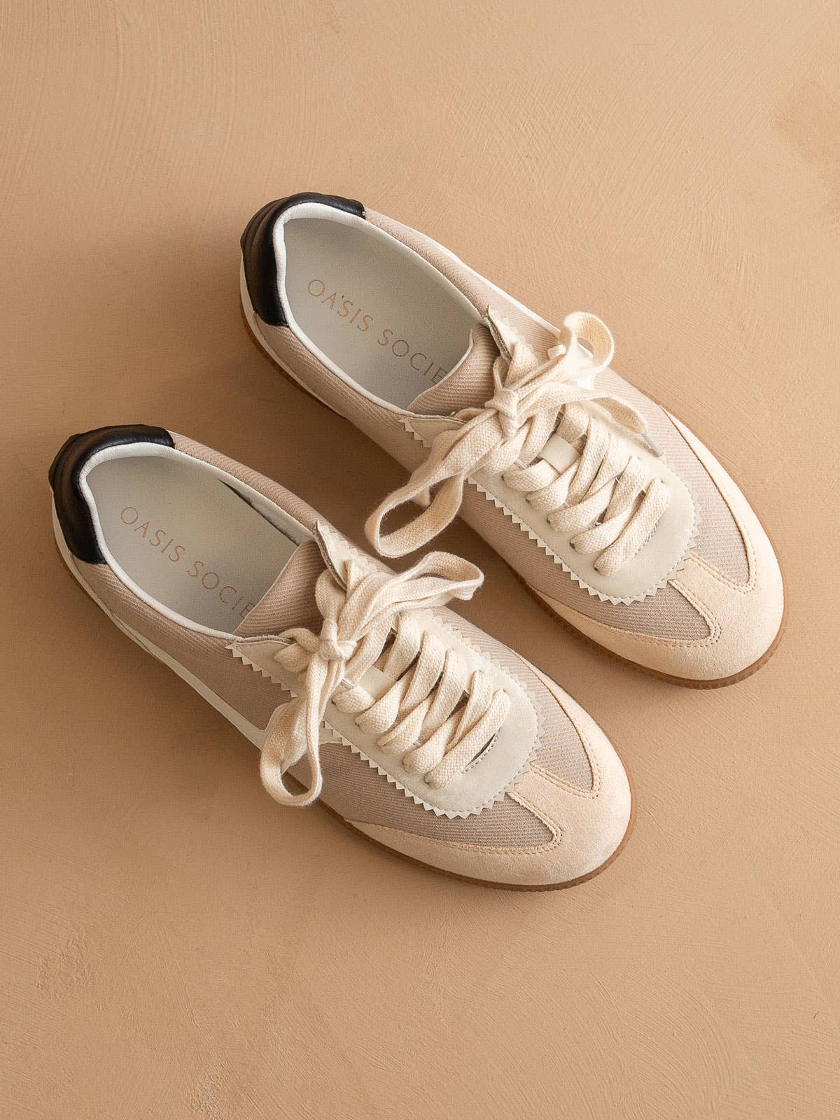 The Kyla | Almond Classic Low Top Sneakers - The Girl on Ivy