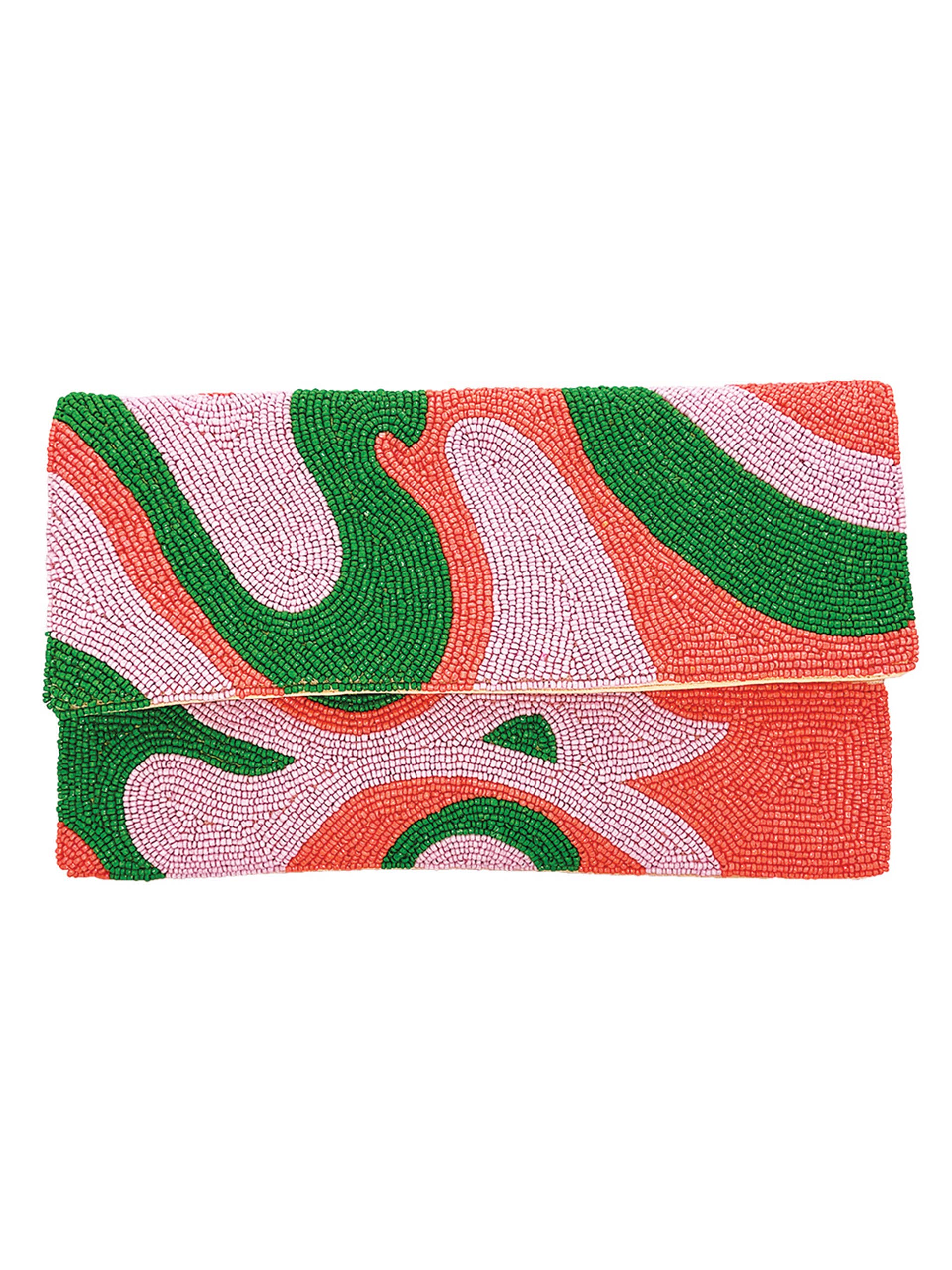 Abstract Beaded Clutch Bag - The Girl on Ivy