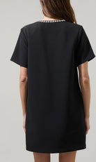 Candice V-Neck Shift Mini Dress - The Girl on Ivy