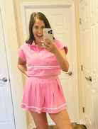 Venus Motion Boxy Cropped Shirt (2 Color Options) - The Girl on Ivy