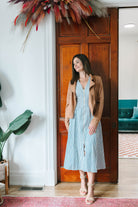 Polly Sleeveless Striped Maxi Dress - The Girl on Ivy