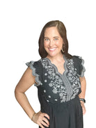 Chanel THML Embroidered Dress W/ Scalloped Neckline - The Girl on Ivy