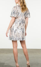 Hope THML Puff Sleeve Sequin Dress - The Girl on Ivy
