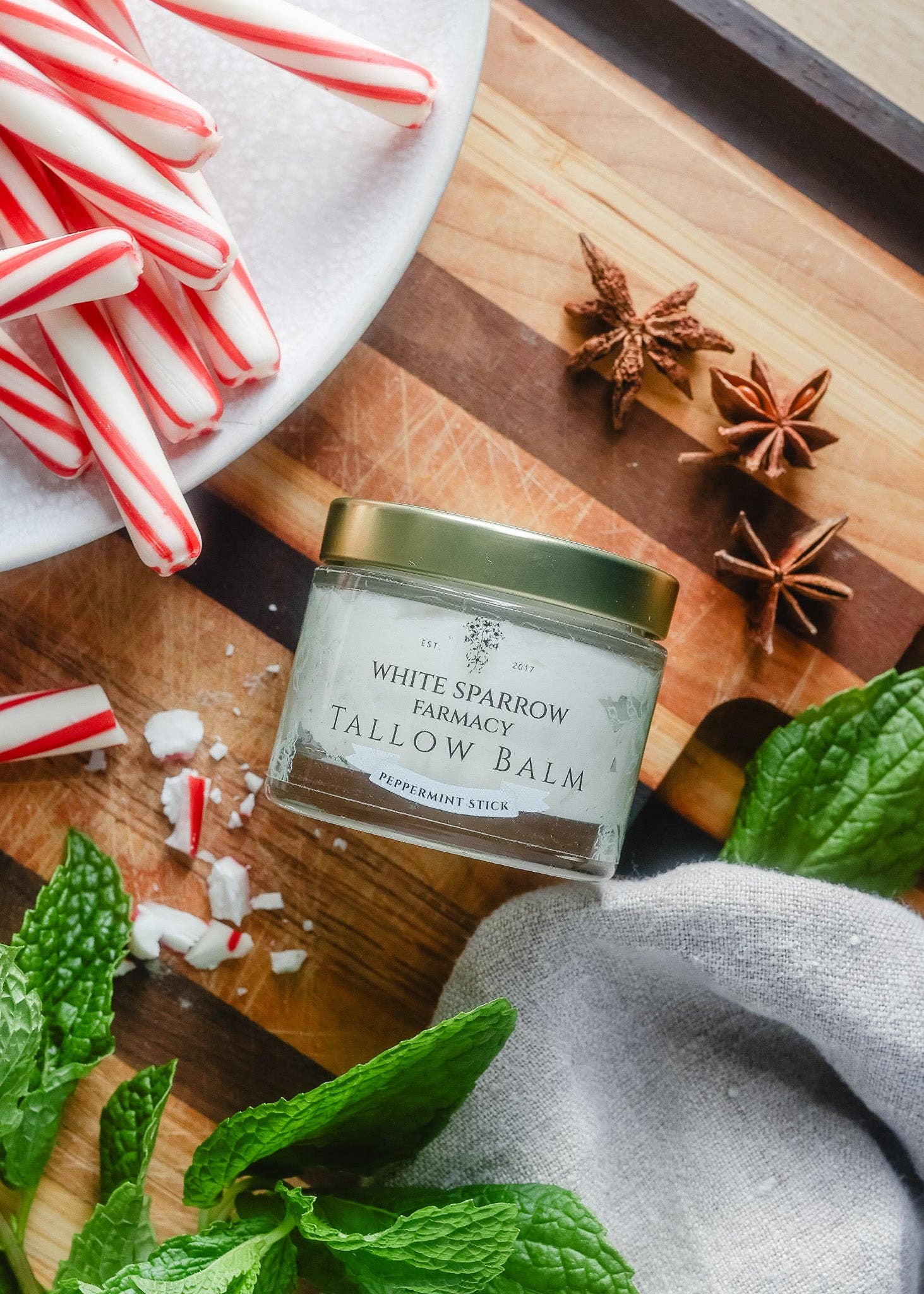 Tallow Balm - Peppermint - The Girl on Ivy